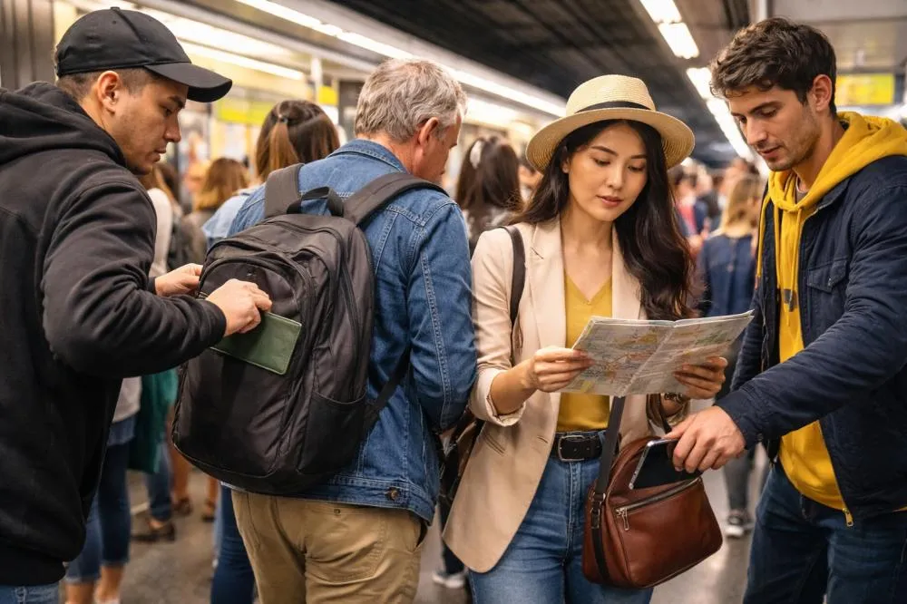BATEDORES DE CARTEIRA PREOCUPAM TURISTAS NAS CAPITAIS EUROPEIAS